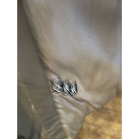 Vintage light brown Mink & Leather Coat Jacket Genuine Fur sz M - Picture 8 of 12